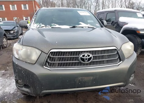 2008 Toyota Highlander Hybrid Limited из США, поврежденный, VIN JTEEW44A782019980